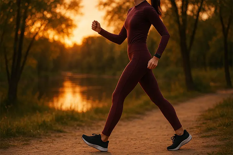 Cryolipolyse - sculpter votre silhouette sans chirurgie - une personne active pratiquant la marche en nature