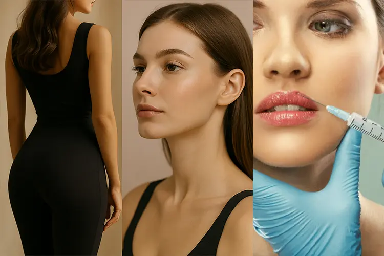 Tendances esthétiques dans le monde - collage de ces techniques avec légendes