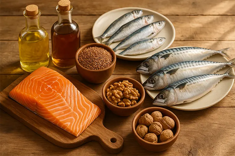 Huiles et santé : bonnes ou mauvaises - poissons gras et huiles végétales riches en oméga 3